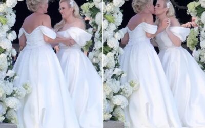 Rebel Wilson Locks Lips With Ramona Agruma During Private Italian Wedding