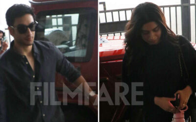 Khushi Kapoor Vedang Raina and Shikhar Pahariya snapped in the city