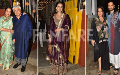 PHOTOS: Shabana Azmi and Javed Akhtar host a grand Diwali bash