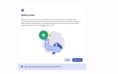Now ChromeOS can reset itself without erasing your laptop