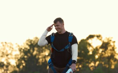 ‘The Night Agent Star Gabriel Basso Skydives To Promote Season 2 During Netflix’s NFL Christmas Gameday