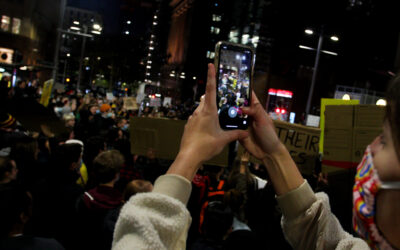 How to hide faces and scrub metadata when you photograph a protest