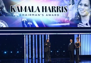 Kamala Harris Takes Swipes At Trump, Elon Musk At NAACP Image Awards; Decries “Shadows Gathering Over Our Democracy”