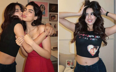 PHOTOS: Janhvi Kapoor showers love on Khushi Kapoor for Loveyapa