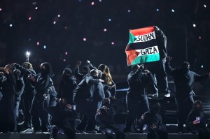 Super Bowl Scuffle: A Pro-Gaza Protester Rushes Onto The Field During Halftime Performance
