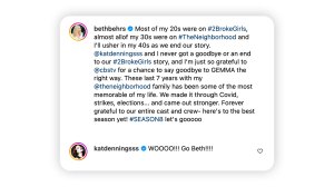 Beth Behrs “Grateful” To CBS “For Chance To Say Goodbye” To ‘The Neighborhood’: “Kat Dennings & I Never Got An End To Our ‘2 Broke Girls’ Story”