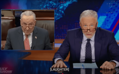 Jon Stewart Skewers Chuck Schumer, Democrats’ Lack Of Gumption: “Don’t You Have To Start It To Keep At It?”