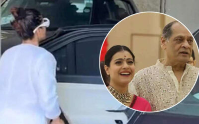 Kajol arrives at Ayan Mukerjiâs home after Deb Mukherjeeâs death