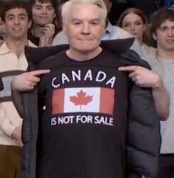 Mike Myers Makes Political Statement With “Canada Is Not For Sale” Shirt On ‘Saturday Night Live’