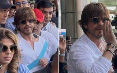 Photos : Fans go berserk as Shah Rukh Khan gets snapped in Jaipur