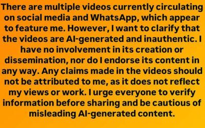 Vidya Balan Slams Misleading AI-Generated Videos Featuring Her